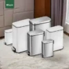 Group live Brushed Stainless Steel Waste Bin Gator SS48