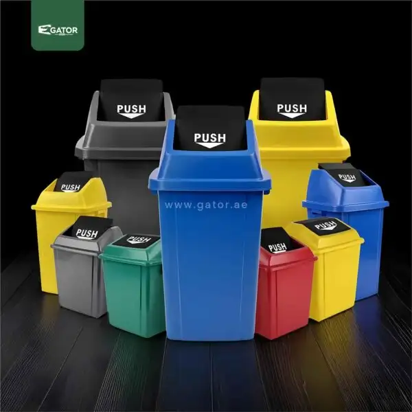 Group live Push Lid Waste Bin Gator GC14