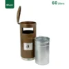 Inside Dome Top Outdoor Garbage Bin Gator UAE RB21
