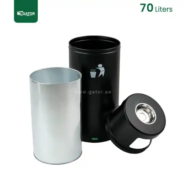 Inside Heavy Duty Outdoor Ashtray Bin gator UAE RB22