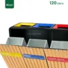 Inside Recycle Bin Steel Wood Gator UAE RB15