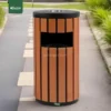 Live 3 Round Outdoor Ashtray Bin Gator UAE RB10