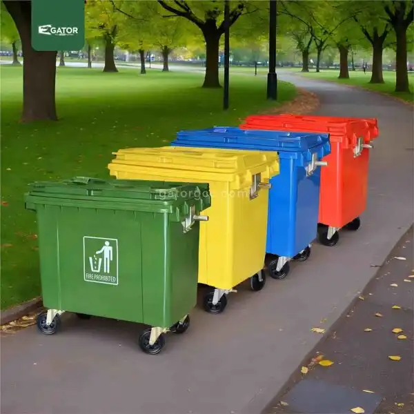 Live 660 Liter Garbage Bin Gator UAE GC49