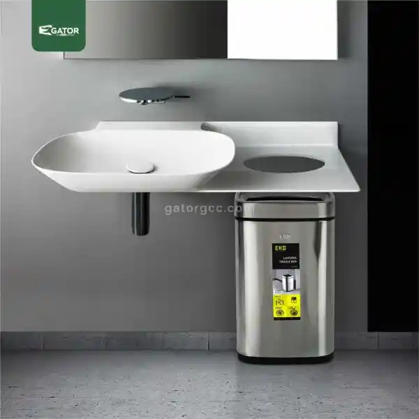 Live Fingerprint Proof Open Top Bin Gator SS50