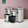 Live Group Fingerprint Proof Open Top Bin Gator SS50