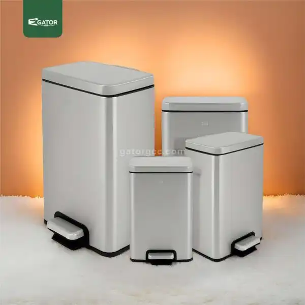 Live Group Fingerprint Resistant Waste Bin Gator UAE SS94