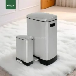 Live Group Rectangle Pedal Trash Bin Gator SS32