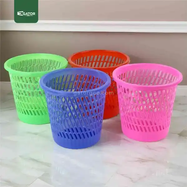 Live Group Round Plastic Waste Basket Gator UAE GB02