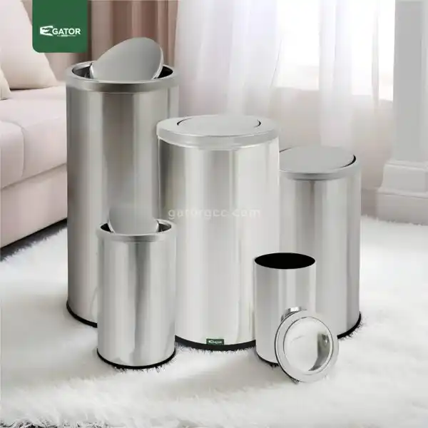 Live Group Swing Lid Waste Bin Gator SS23