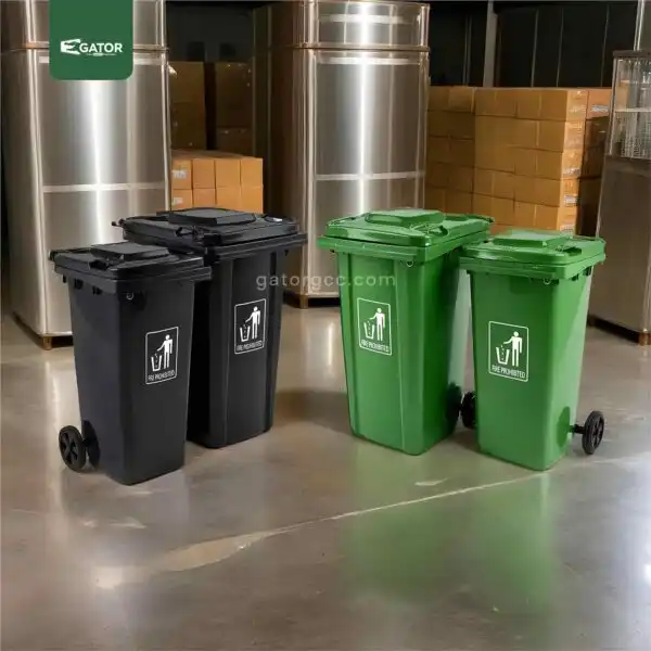 Live Heavy Duty Wheeled Waste Bin Gator UAE GC53