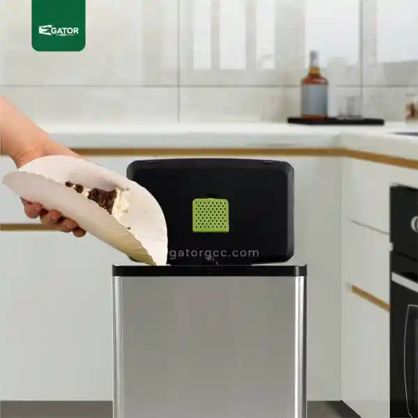 Live Large Touchless Trash Bin Gator UAE SS90