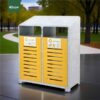 Live Metal Coated Recycling Bin Gator UAE RB31