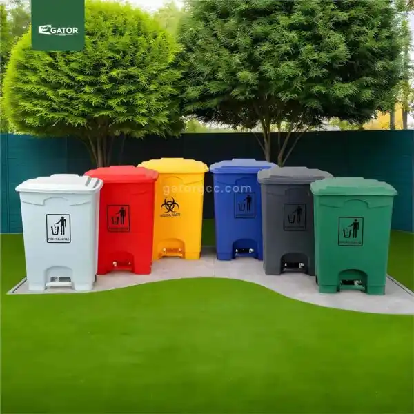 Live Plastic Waste Bin 20L gator Bins GC35