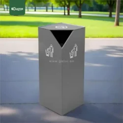 Live Rectangular Outdoor Garbage Bin Gator UAE RB27