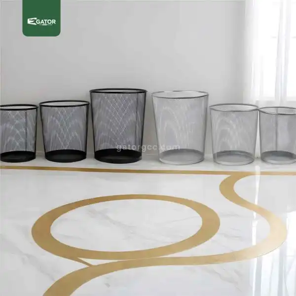 Live group Metal Mesh Waste Bin Gator UAE GB03