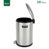 Open 20 Litres Heavy Duty Stainless Steel Bin Gator UAE SS46