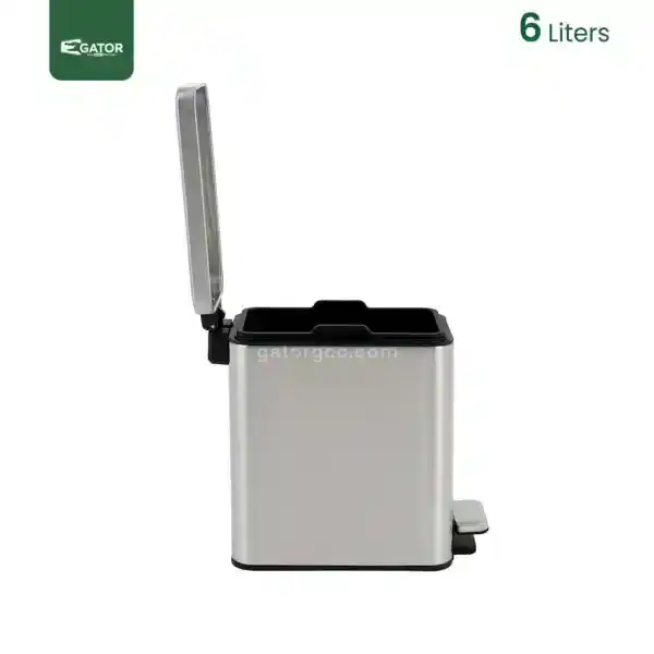 Open Hygienic Soft Close Bin Gator UAE SS95-6