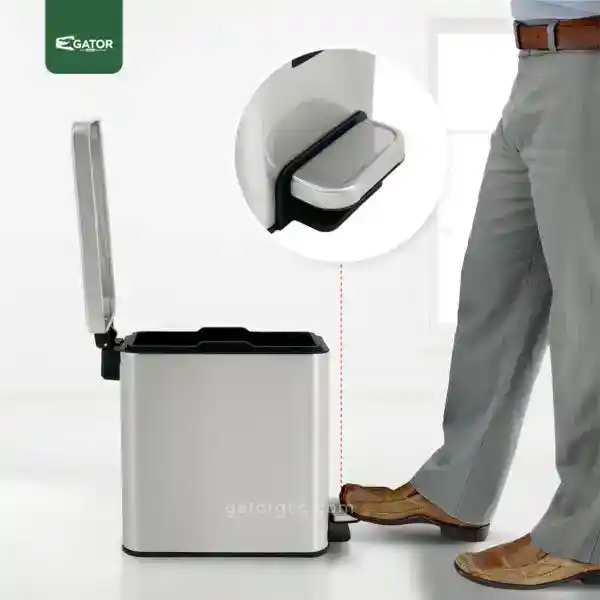 Open Live Hygienic Soft Close Bin Gator UAE SS95