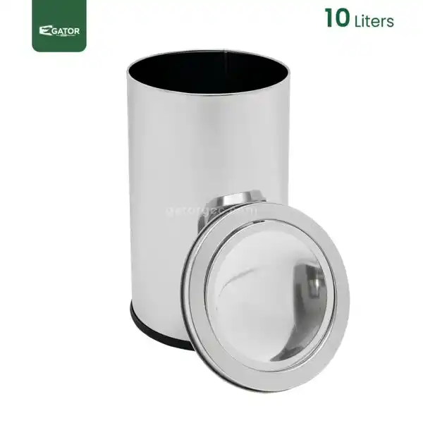 Open Swing Lid Waste Bin Gator SS23-10