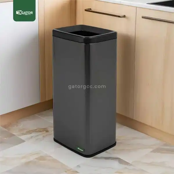 Open Top Steel Trash Bin Gator UAE SS31
