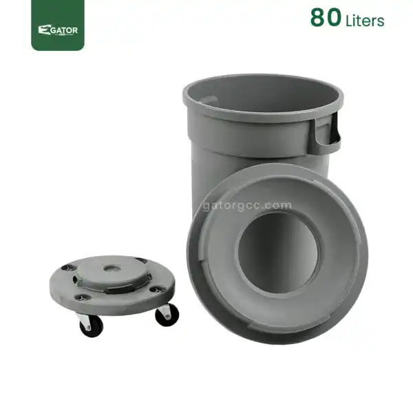 Open Wheeled Waste Container Gator UAE GC13-80