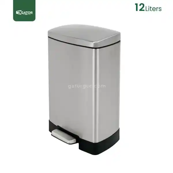 Rectangle Pedal Trash Bin Gator SS32-12