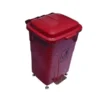 Red 70L Pedal Garbage Bin Gator GC09R-70