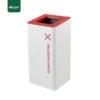 Red Outdoor Ashtray Recycle Bin Gator UAE RB23R