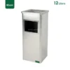 Side View Ashtray Waste Station Gator SS14-12