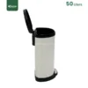 Side View Semi Round Pedal Bin Gator UAE SS18-50