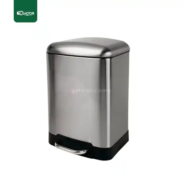Silver 3 Powder Coated Pedal Bin Gator SS26S