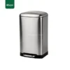 Silver Powder Coated Pedal Bin Gator SS26S