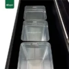 Top View Stainless Steel Recycling Bin Gator RB25