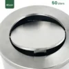 Top View Swing Lid Waste Bin Gator SS23-50