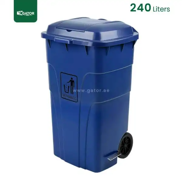 Wheeled Plastic Waste Bin Gator UAE GC01 (3)