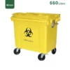Yellow 660 Liter Garbage Bin Gator UAE GC49Y-660