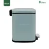 blue side view Steel Step Waste Bin Gator UAE SS93B-9