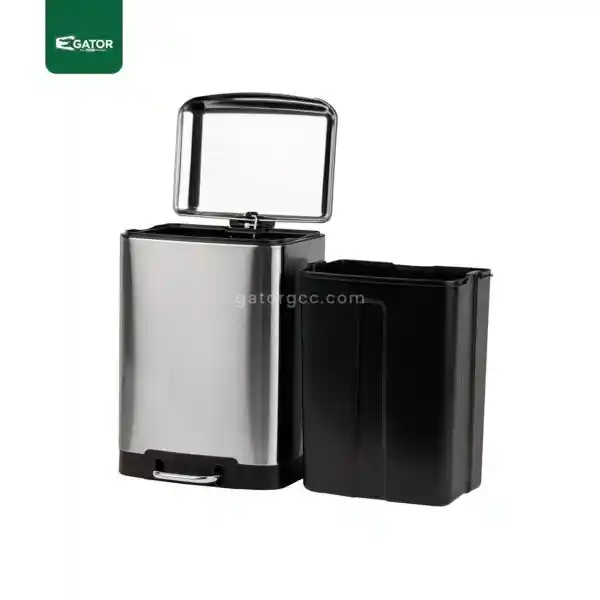 detailed Powder Coated Pedal Bin Gator SS26S
