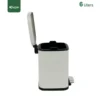 grey open Steel Step Waste Bin Gator UAE SS93S-6