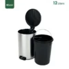inside Hands Free Waste Bin Gator SS87-12