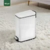 live Brushed Stainless Steel Waste Bin Gator SS48