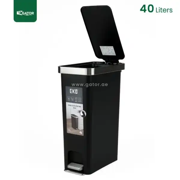 open 40L Slim Step Bin Gator UAE EK02K