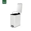 open Brushed Stainless Steel Waste Bin Gator SS48W