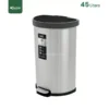 side view Round Step Waste Bin Gator UAE SS86-45