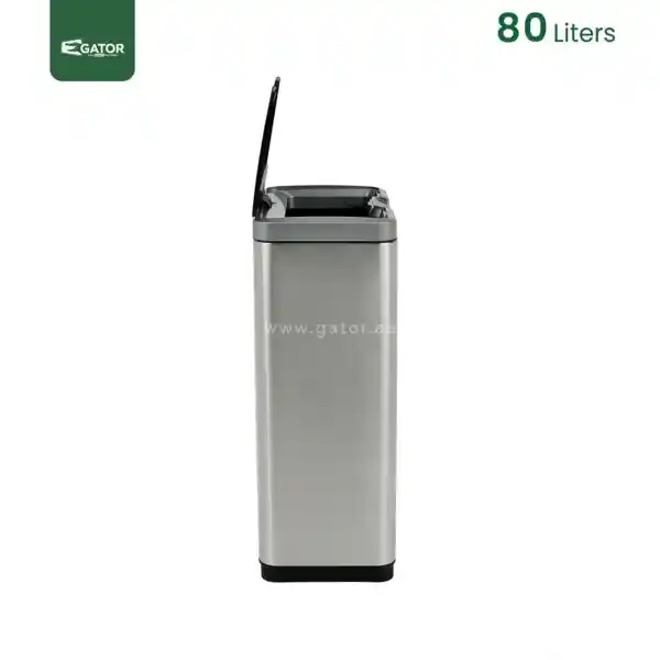 side view Touchless Sensor Bin Gator SS40-80