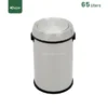 straight Stainless Steel Swing Lid Bin Gator SS19-65