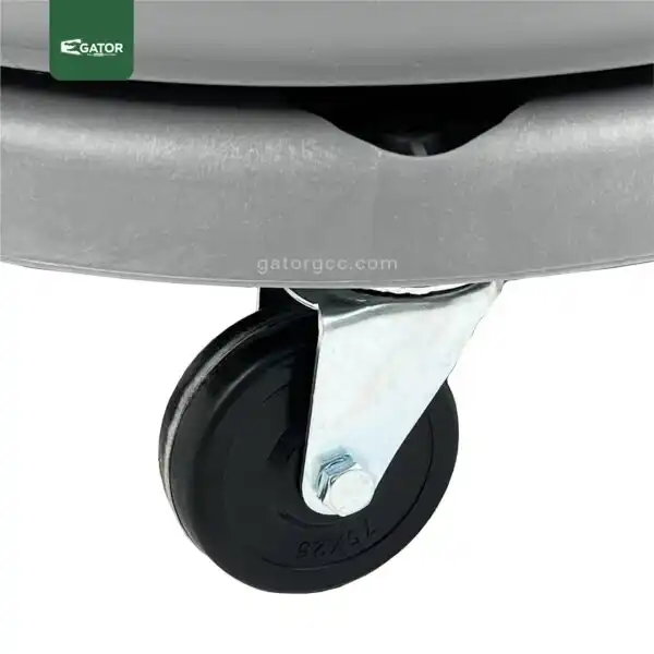 wheel close Circular Garbage Bin Gator UAE GC63