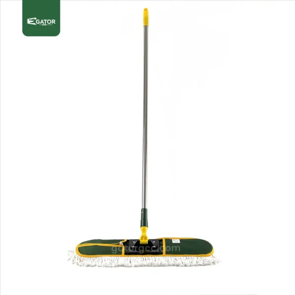 Dust Control Mop 40 cm White with Aluminum Handle 140 cm