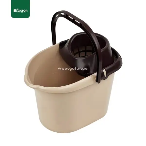 Beige Plastic Mop Bucket Supplier Gator MB12E