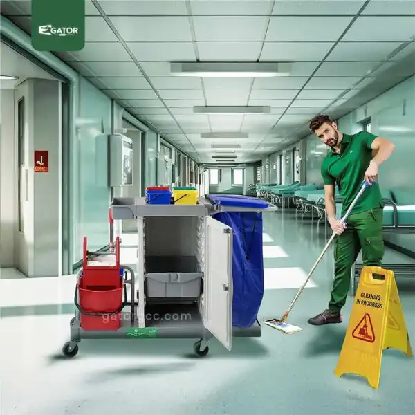 Cleaning Trolley With Wringer live photo Gator ST28